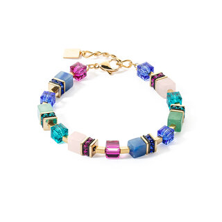 COEUR DE LION COEUR DE LION GeoCUBE® Armband gold-multicolor
