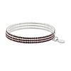 LIZAS Armband Hanson Violet – mehrreihiges Glasperlen-Armband
