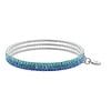 LIZAS Armband „Hanson“ Blue – mehrreihiges Stretch-Armband mit funkelnden Glassteinen