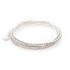 LIZAS Armband „Hanson“ Crystal – mehrreihiges Stretch-Armband mit funkelnden Glassteinen