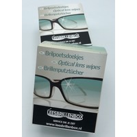 Hygienic glasses cleaning cloths