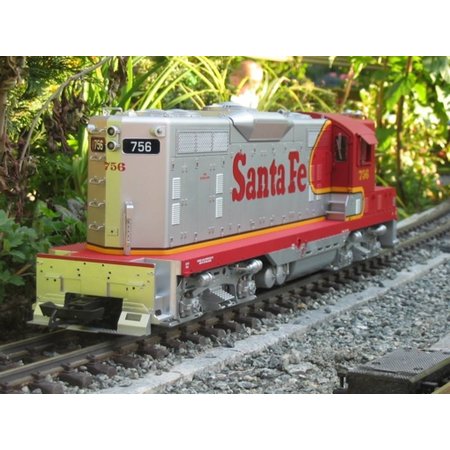 USA TRAINS GP 9 Santa Fe rot/silber