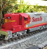 USA TRAINS GP 9 Santa Fe rot/silber