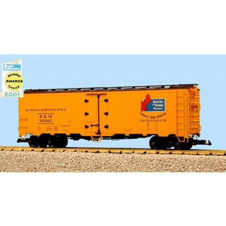 USA TRAINS 40 ft. Refrigerator Car Boston & Maine