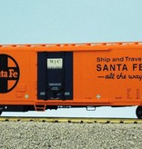 USA TRAINS 50 ft. Mech. Refrigerator Car Santa Fe "Ship and Travel"
