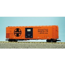 50 ft. Mech. Refrigerator Car Santa Fe "Ship and Travel"