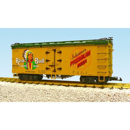USA TRAINS Reefer Rose Bud Lager Beer