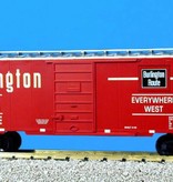 USA TRAINS 40 ft. Boxcar Burlington Route