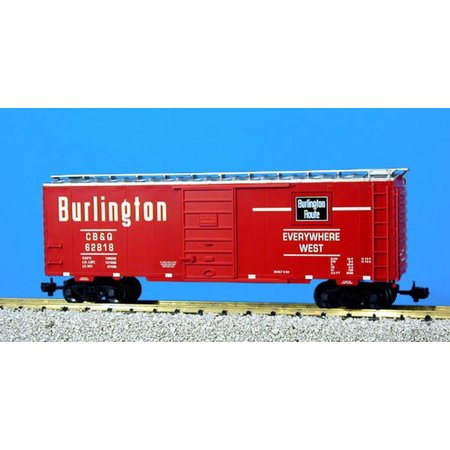 USA TRAINS 40 ft. Boxcar Burlington Route