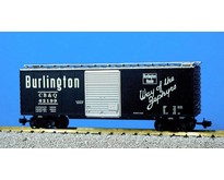 40 ft. Boxcar Burlington Route