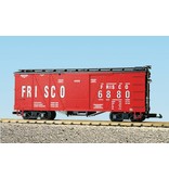 USA TRAINS Outside Braced Boxcar Frisco #6881