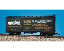 Wood Box Car Lima Locomotive Co #785