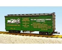 Wood Box Car Lima Locomotive Co./Heisler