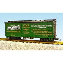 Wood Box Car Lima Locomotive Co./Heisler