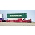 USA TRAINS Intermodal Containerwagen 5er Einheit Canadian Pacific (ohne Container)