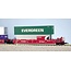 USA TRAINS Intermodal Containerwagen 5er Einheit Canadian Pacific (ohne Container)