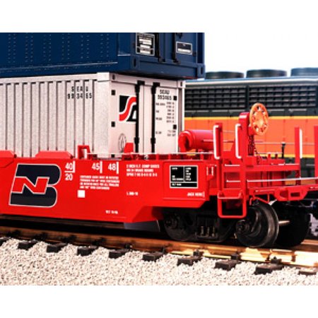 USA TRAINS Intermodal Containerwagen 5er Einheit CSX (ohne Container)