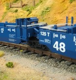 USA TRAINS Intermodal Containerwagen 5er Einheit CSX (ohne Container)