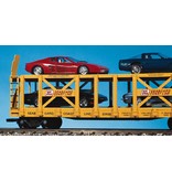 USA TRAINS Doppelstock Autotransporter Jersey Central mit Karte (ohne Beladung)