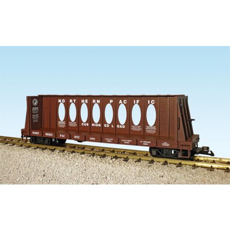 USA TRAINS Center Beam Flat Car Northern Pacific (ohne Ladung)