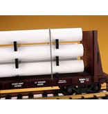 USA TRAINS Pipe Load Flat Car Norfolk Southern beladen mit Rohren