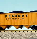 USA TRAINS Coal Hopper Peabody