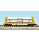 USA TRAINS Pipe Load Flat Car Trailer Train beladen mit Rohren