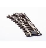 Train Line Elektro/DCC-weiche R 90cm links (R2 Weiche) vernickelt