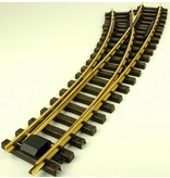 Train Line Bogenweiche links 120/210cm , ohne Antrieb