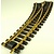 Train Line Bogenweiche links 120/210cm , ohne Antrieb