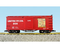 Wood Box Car Unitah Map #205