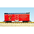 USA TRAINS Reefer Moose Head Red Salmon