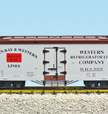 USA TRAINS Reefer Green Bay & Western #9100