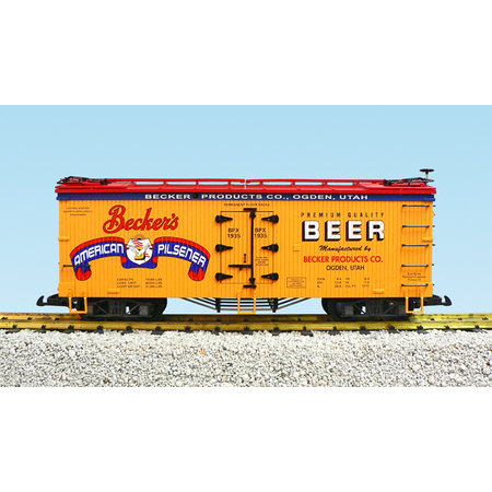 USA TRAINS Reefer Beckers Beer #1937