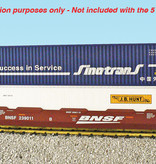 USA TRAINS Intermodal Containerwagen 5er Einheit BNSF (ohne Container)