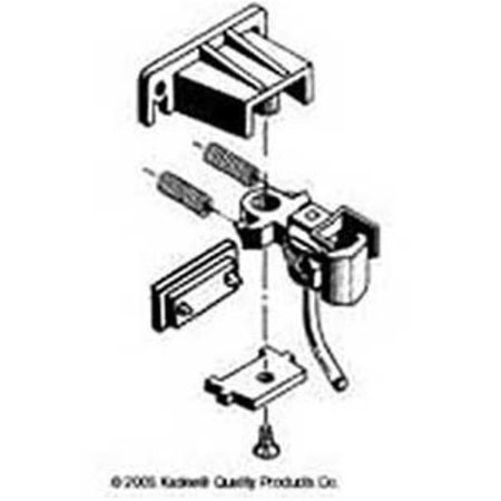 Kadee #781 G Scale Coupler Conversion - Centerset & Medium Offset Coupler with Pilot Pocket Gearbox & Truck Mount Gearbox