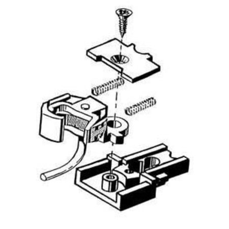 Kadee #781 G Scale Coupler Conversion - Centerset & Medium Offset Coupler with Pilot Pocket Gearbox & Truck Mount Gearbox