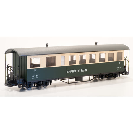 Train Line Set RhB Personewagen ABC 616, ABC 617 grün/beige