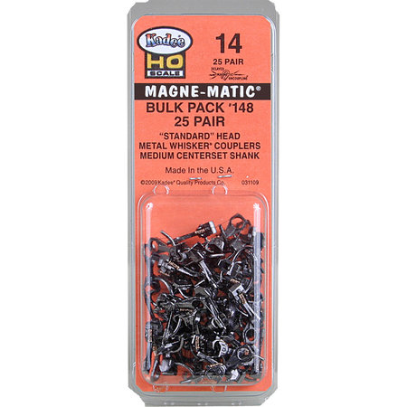 Kadee #148-25 Spur H0 Grosspackung Bulk Pack '148 (25 Paare / 50 Stück)