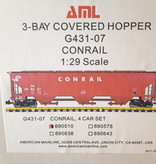 American Mainline (AML) 3 Bay Hopper Conrail