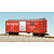 USA TRAINS Steel Box Car Burlington Route #63114