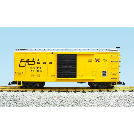 USA TRAINS Steel Box Car Rail Box #17037