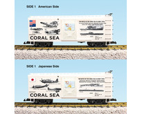 Steel Box Car WWII "Battle of the Coral Sea"