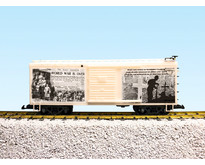 Steel Box Car WW1 "The War Is Over"