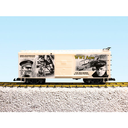 USA TRAINS Steel Box Car WW1 "Aces"