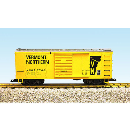 USA TRAINS Steel Box Car Vermont Northern #7739