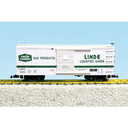 USA TRAINS Steel Box Car Union Carbide/Linde Gases #2052