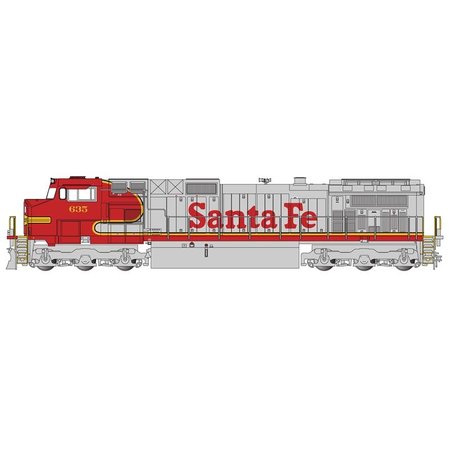 Bachmann Trains GE Dash 9 Santa Fe Warbonnet  #635