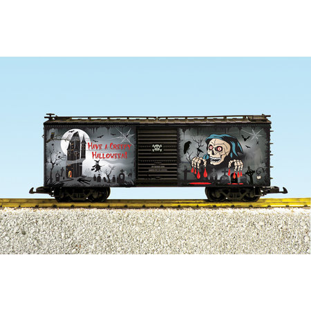 USA TRAINS Neuheit 2021 Glow In The Dark Creepy Halloween Box Car