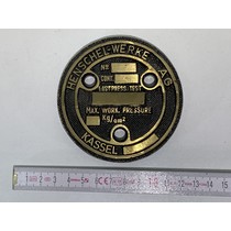 Henschel Lokschild Guss (selten)